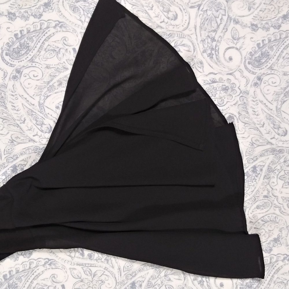 Catherine Malandrino Black Dress w/ Flared Sleeves - Picture 7 of 13